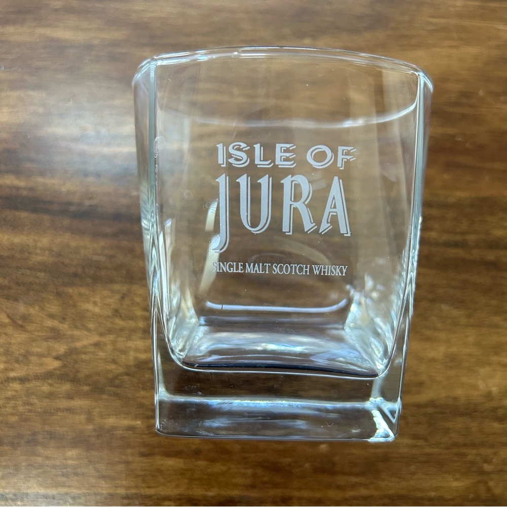 4/$15 One Isle of Jura low ball glass